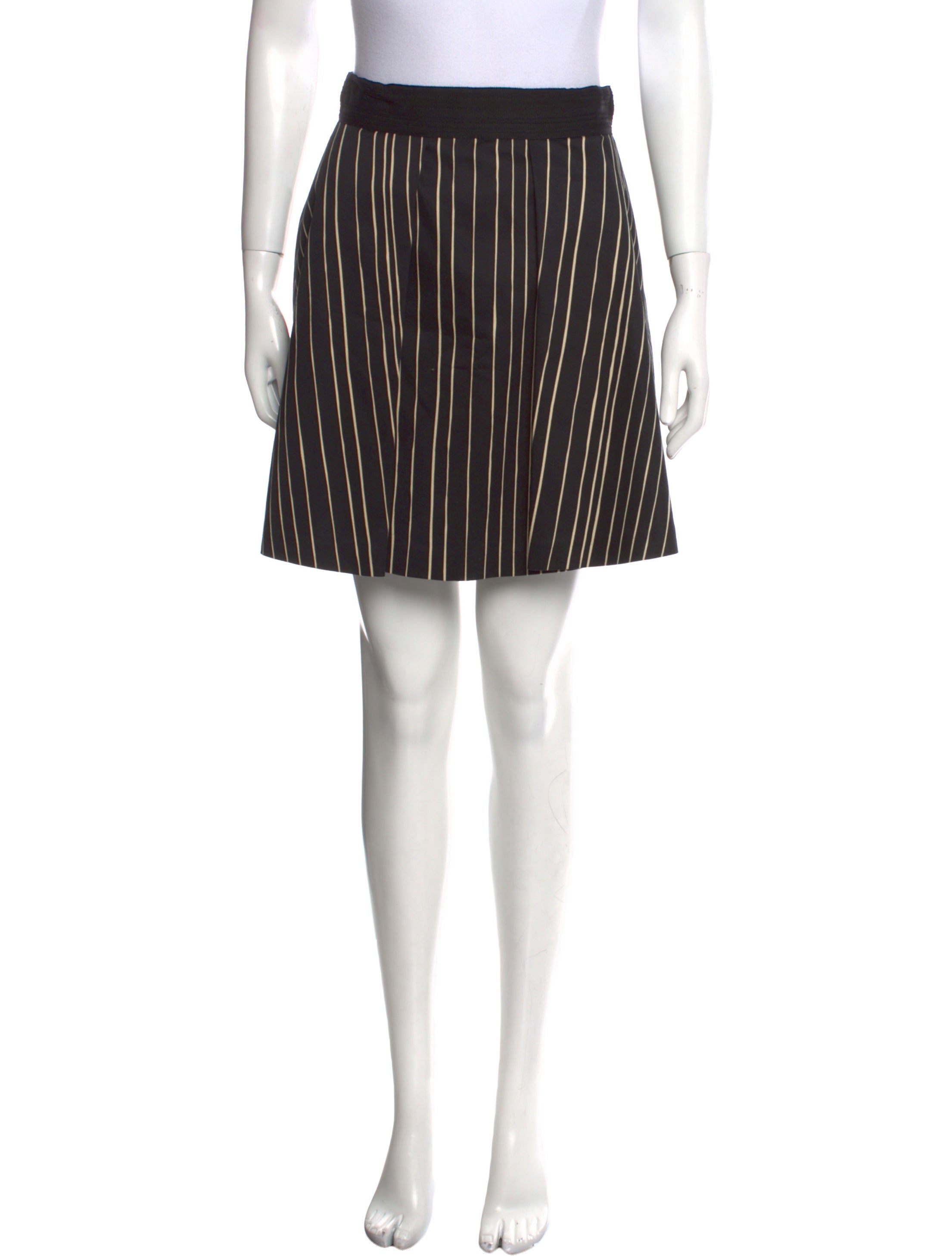 Alice + Olivia Striped Mini Skirt