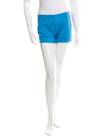 Alice + Olivia Twill Mini Shorts