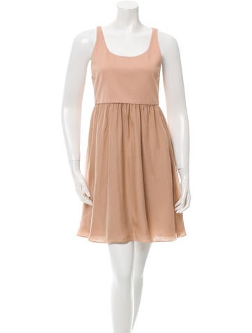 Alice + Olivia Sleeveless Cutout Dress