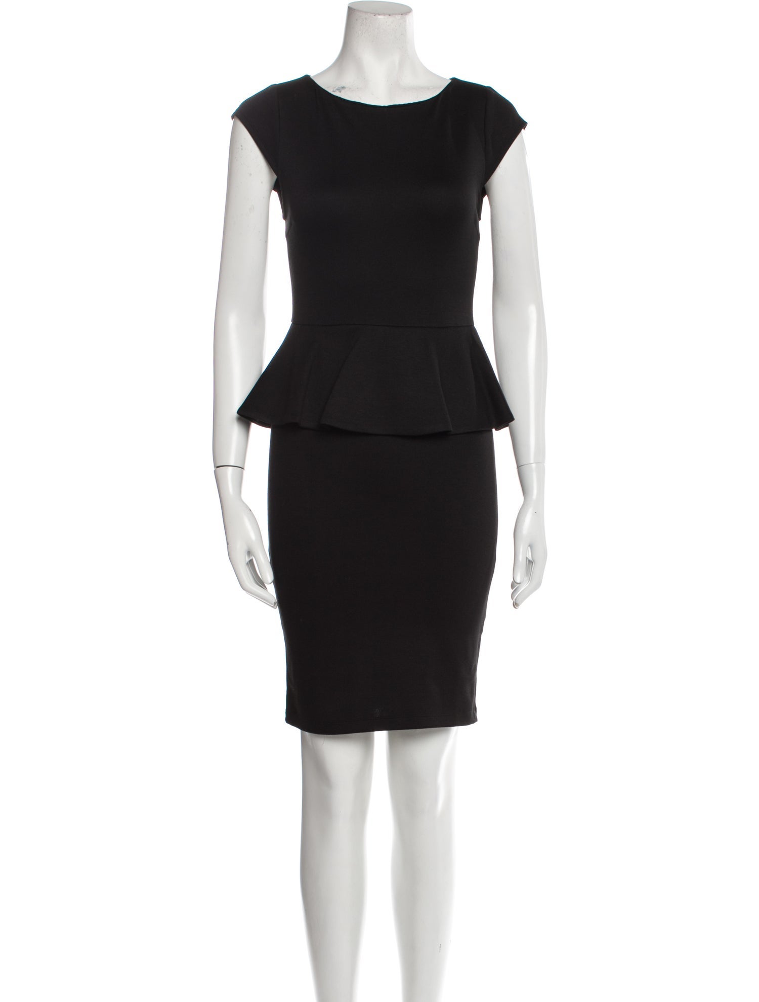 Alice + Olivia Bateau Neckline Mini Dress