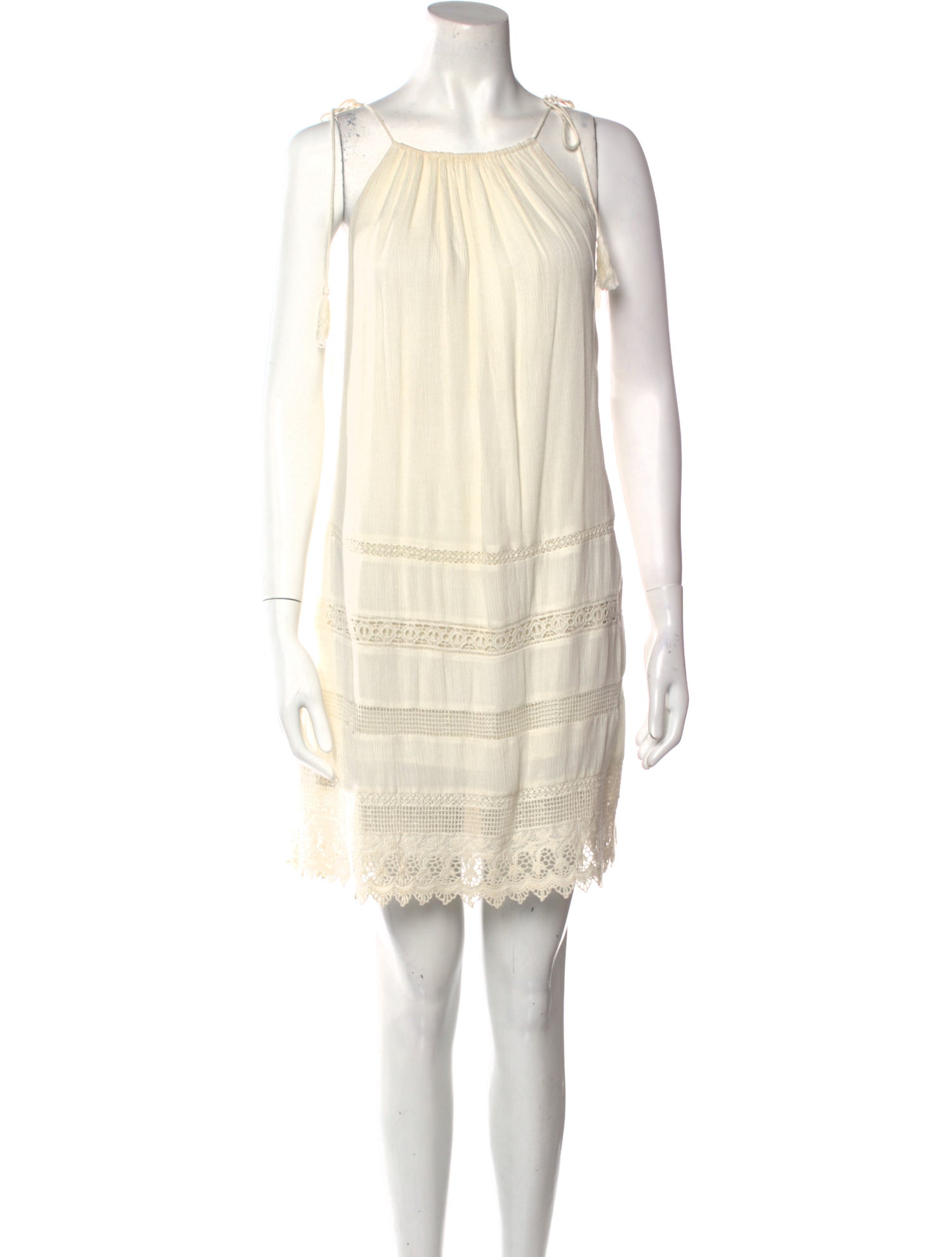 Alice + Olivia Scoop Neck Mini Dress