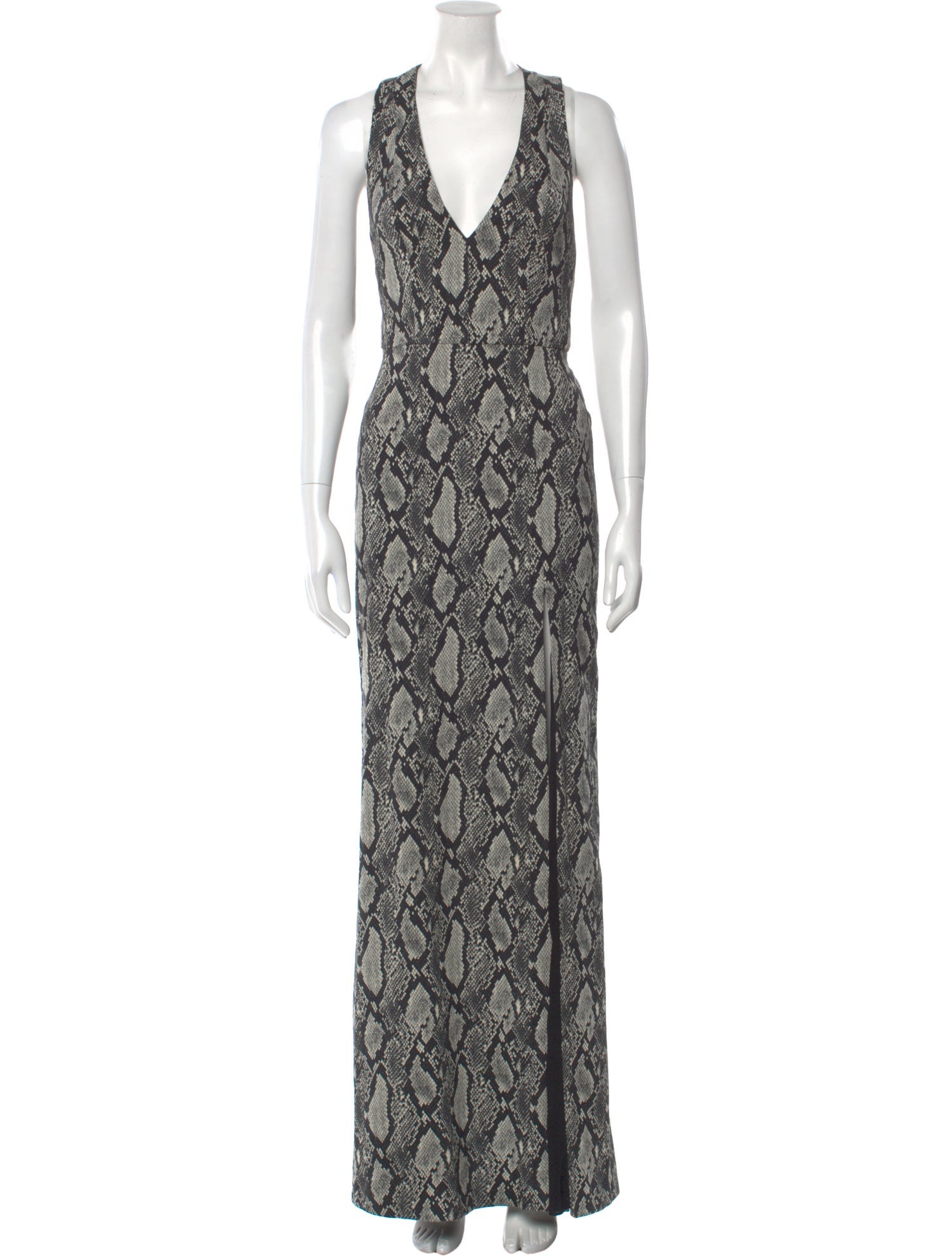 Alice + Olivia Animal Print Long Dress