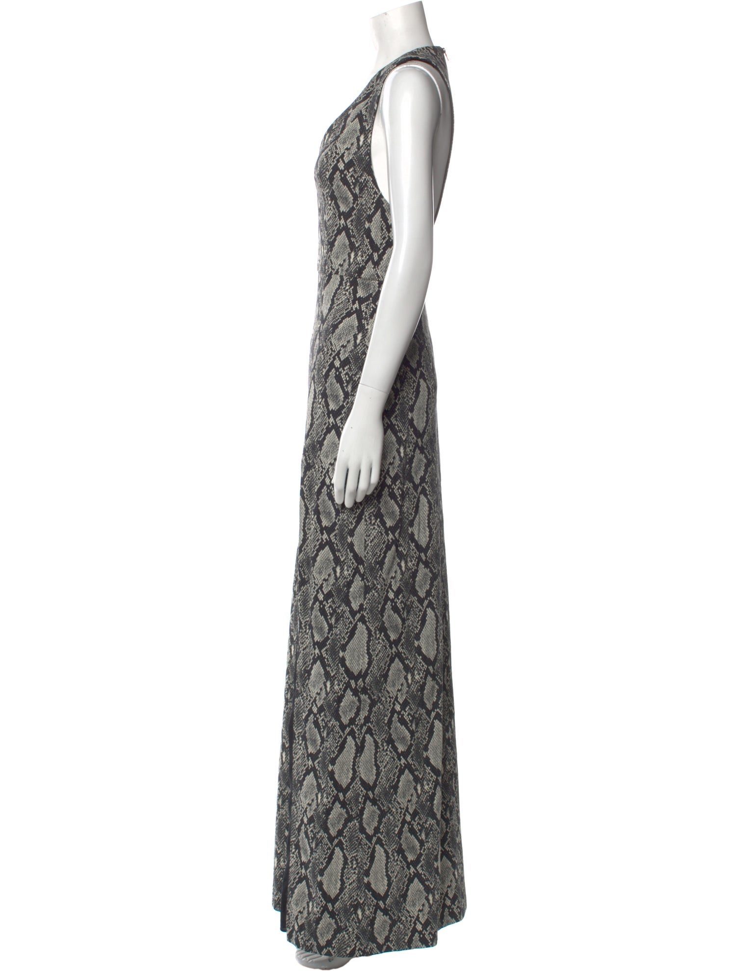 Alice + Olivia Animal Print Long Dress