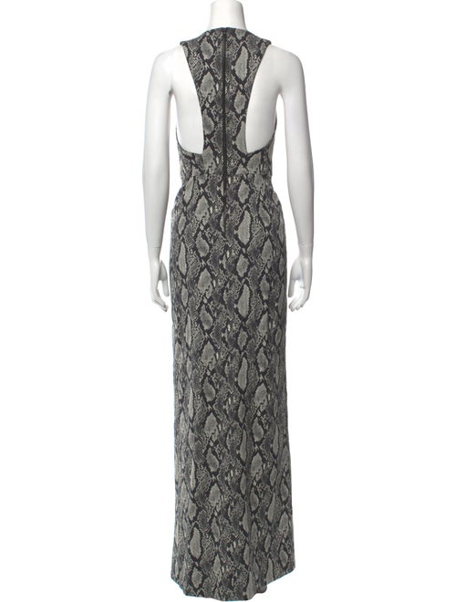 Alice + Olivia Animal Print Long Dress
