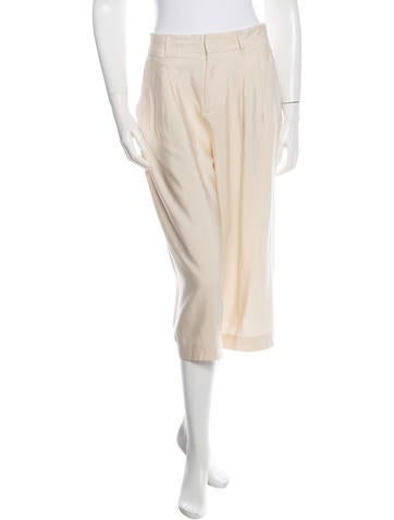 Alice + Olivia Wide Leg Cropped Pants