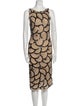 Alice + Olivia Printed Midi Length Dress
