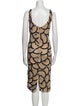Alice + Olivia Printed Midi Length Dress