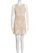 Alice + Olivia Lace Pattern Mini Dress