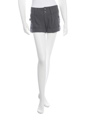 Alice + Olivia Striped Mini Shorts