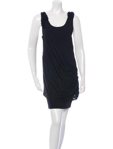 Alice + Olivia Sequin Appliqué Sleeveless Dress w/ Tags