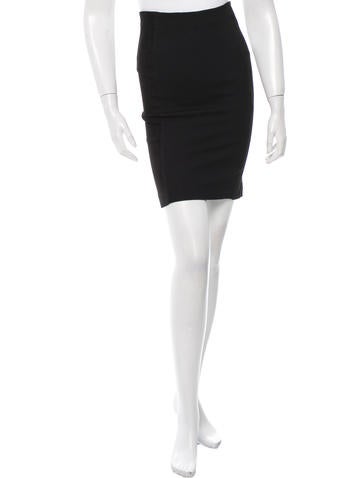 Alice + Olivia Leather-Accented Mini Skirt