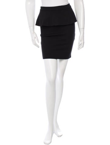 Alice + Olivia Peplum Mini Skirt