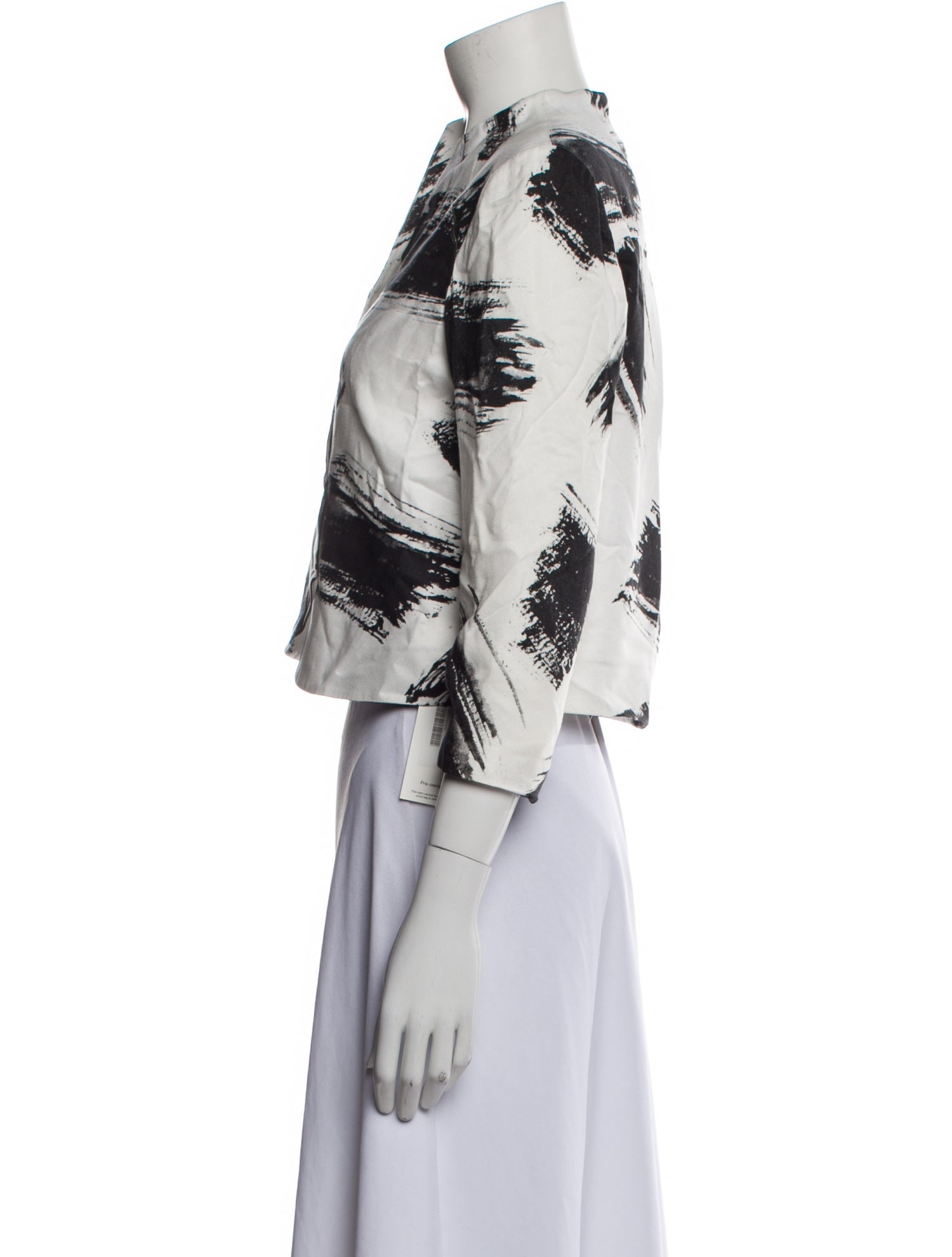 Alice + Olivia Printed Biker Jacket