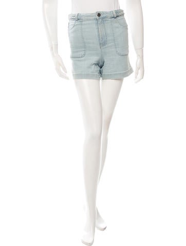 Alice + Olivia Belted Mini Shorts