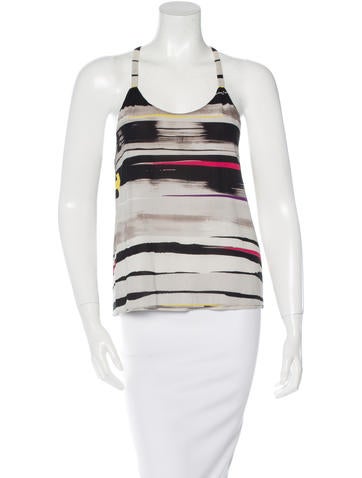 Alice + Olivia Silk Sleeveless Top