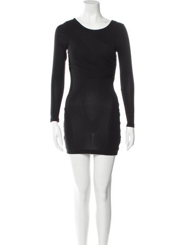 Alice + Olivia Dresses Bateau Neckline Mini Dress XXS