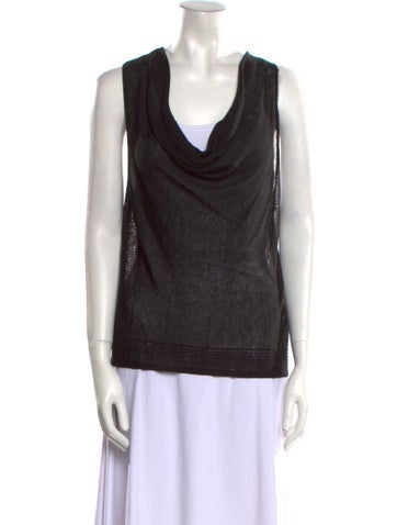 Alice + Olivia Knitwear Sleeveless Cowl Neck Sweater M