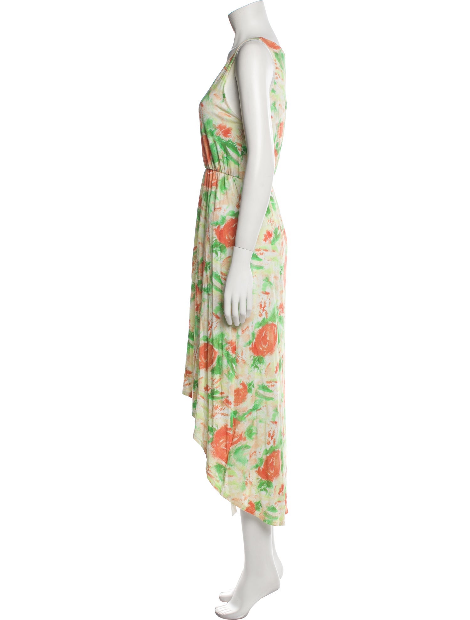 Alice + Olivia Floral Print Long Dress