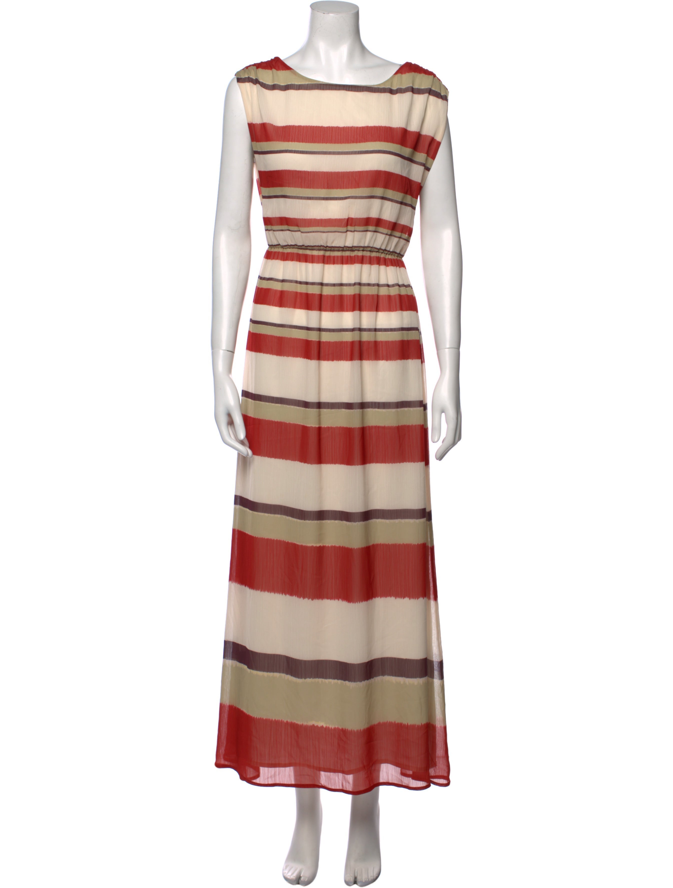 Alice + Olivia Striped Long Dress