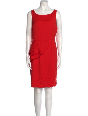 Alice + Olivia Dresses Bateau Neckline Knee-Length Dress XS