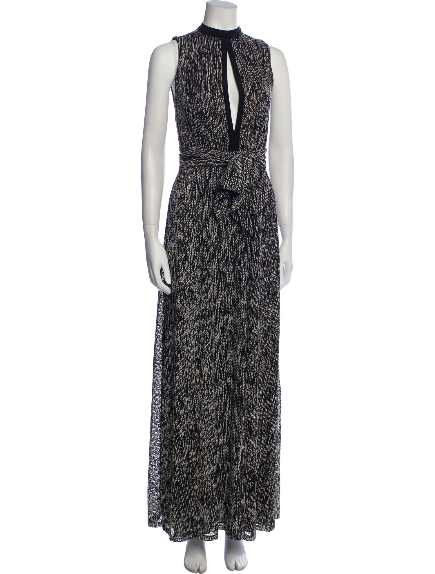 Alice + Olivia Printed Long Dress