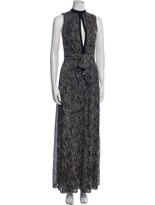 Alice + Olivia Printed Long Dress