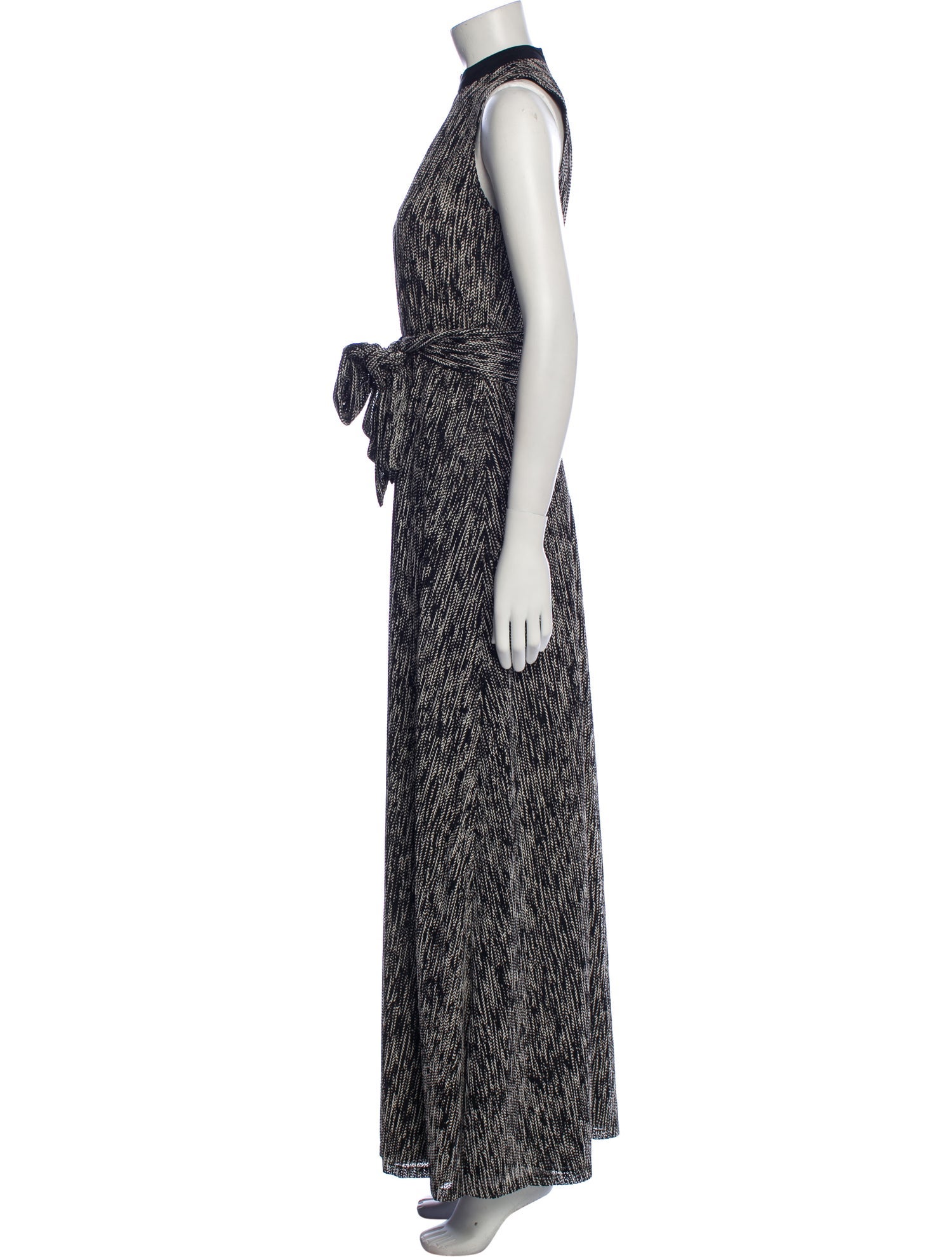 Alice + Olivia Printed Long Dress