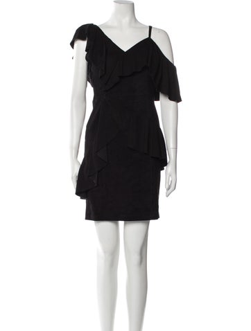 Alice + Olivia Dresses Lamb Leather Mini Dress US 8 | M