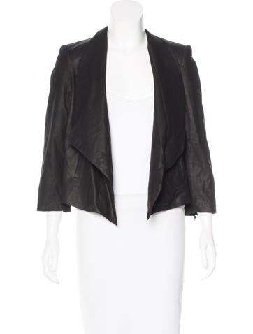 Alice + Olivia Leather Asymmetrical Jacket w/ Tags