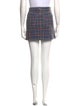 Alice + Olivia Plaid Print Mini Skirt