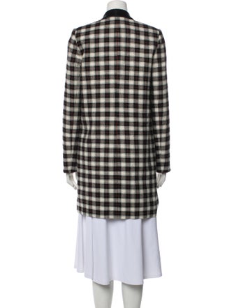 Alice + Olivia Plaid Print Coat
