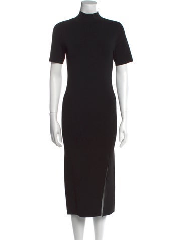 Alice + Olivia Dresses Mock Neck Midi Length Dress S