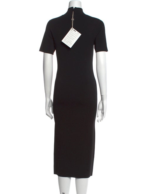 Alice + Olivia Mock Neck Midi Length Dress