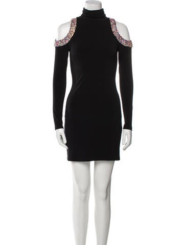 Alice + Olivia Dresses Mock Neck Mini Dress US 0 | XS