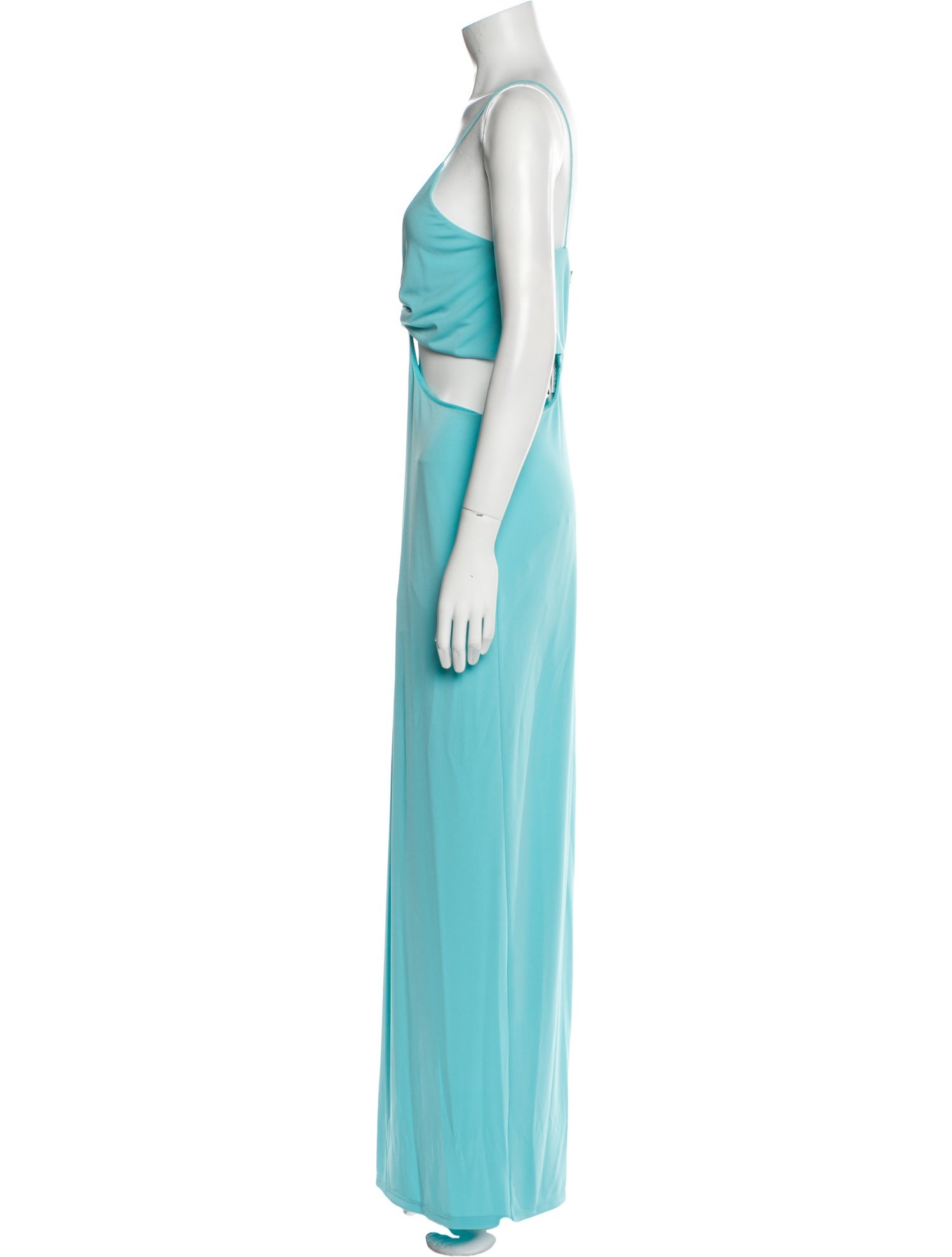 Alice + Olivia V-Neck Long Dress w/ Tags - Blue Dresses, Clothing -  WAO462879 | The RealReal