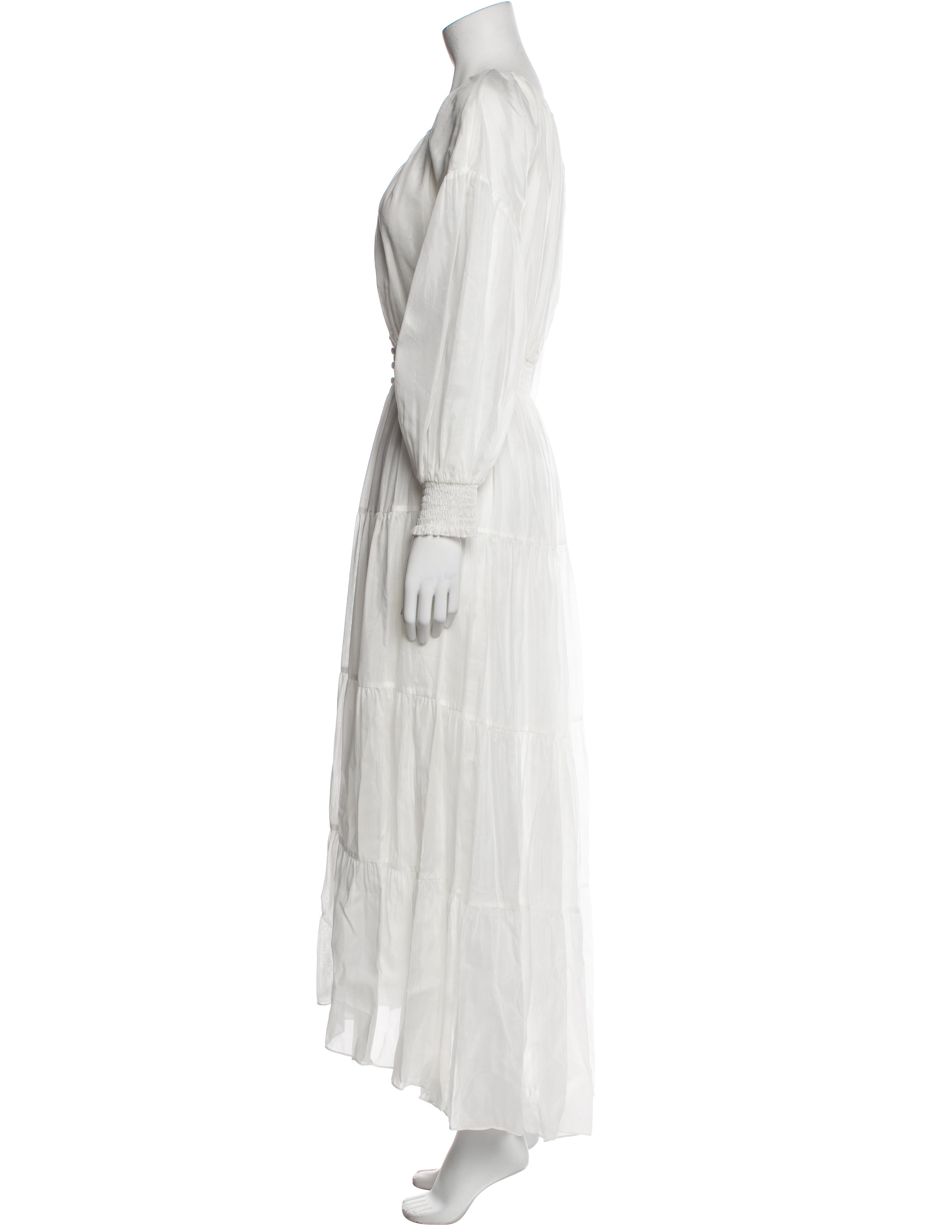 Alice + Olivia Scoop Neck Long Dress