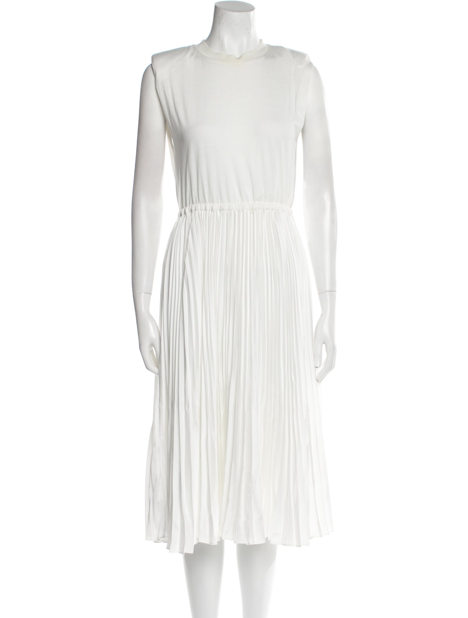 Alice + Olivia Crew Neck Midi Length Dress