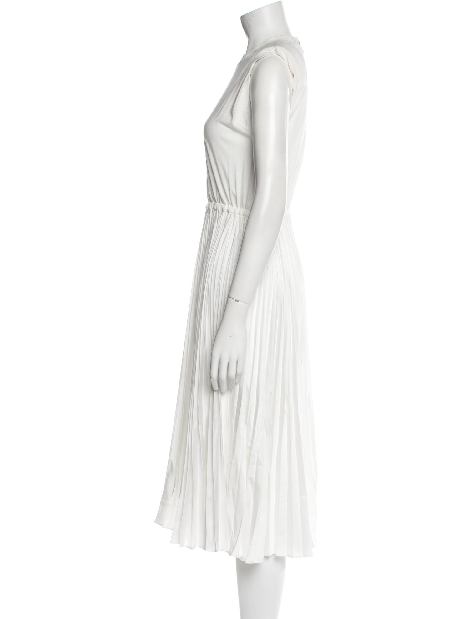 Alice + Olivia Crew Neck Midi Length Dress