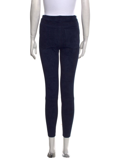 Alice + Olivia Lambskin Skinny Leg Pants