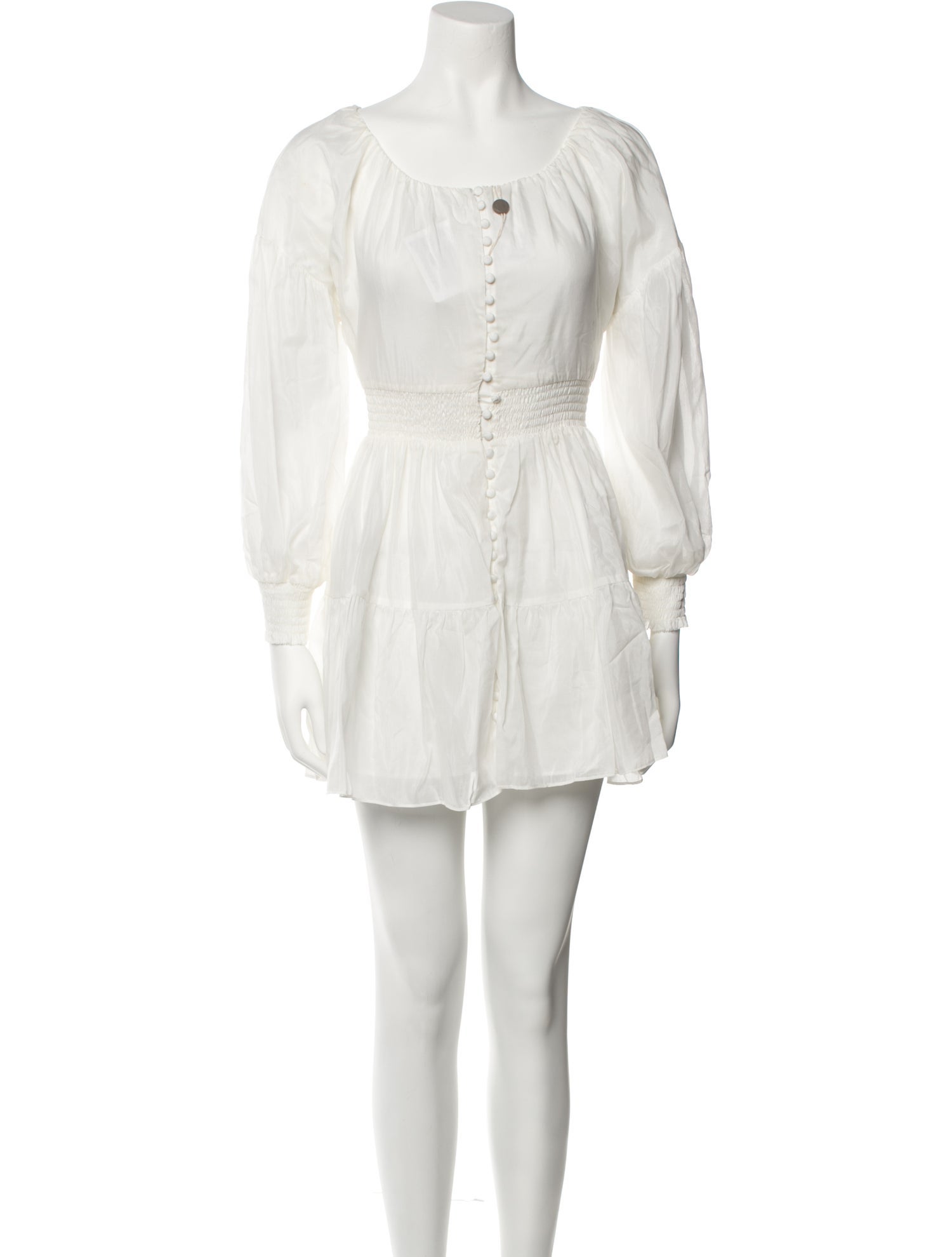 Alice + Olivia Scoop Neck Mini Dress