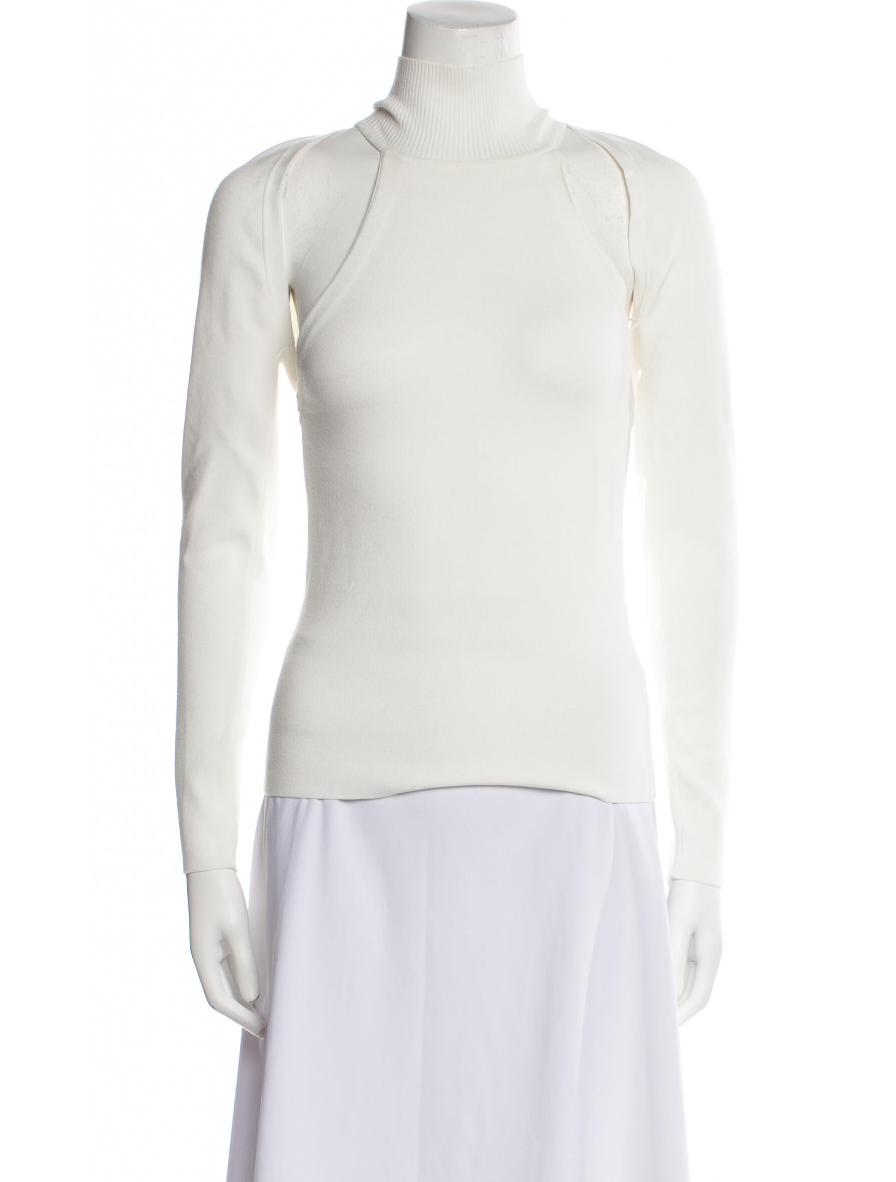 Alice + Olivia Mock Neck Long Sleeve Sweatshirt