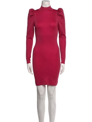 Alice + Olivia Dresses Mock Neck Mini Dress S