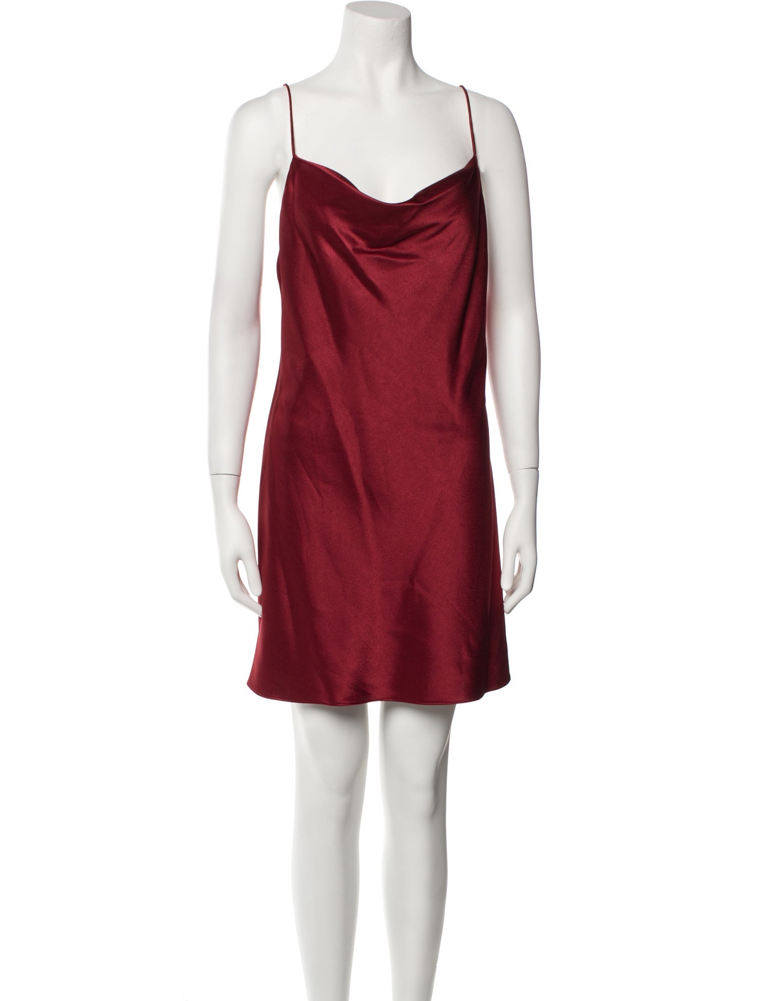 Alice + Olivia Cowl Neck Mini Dress