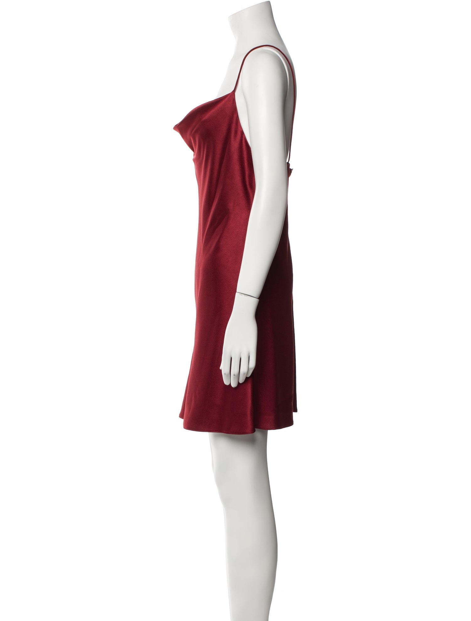 Alice + Olivia Cowl Neck Mini Dress