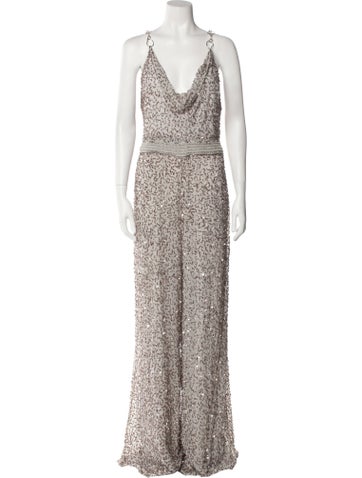 Alice + Olivia Jumpsuits and Rompers Cowl Neck Jumpsuit US 12 | XL