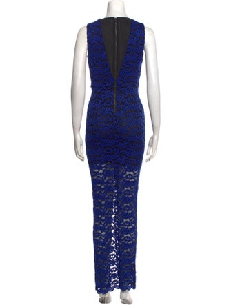 Alice + Olivia Printed Long Dress