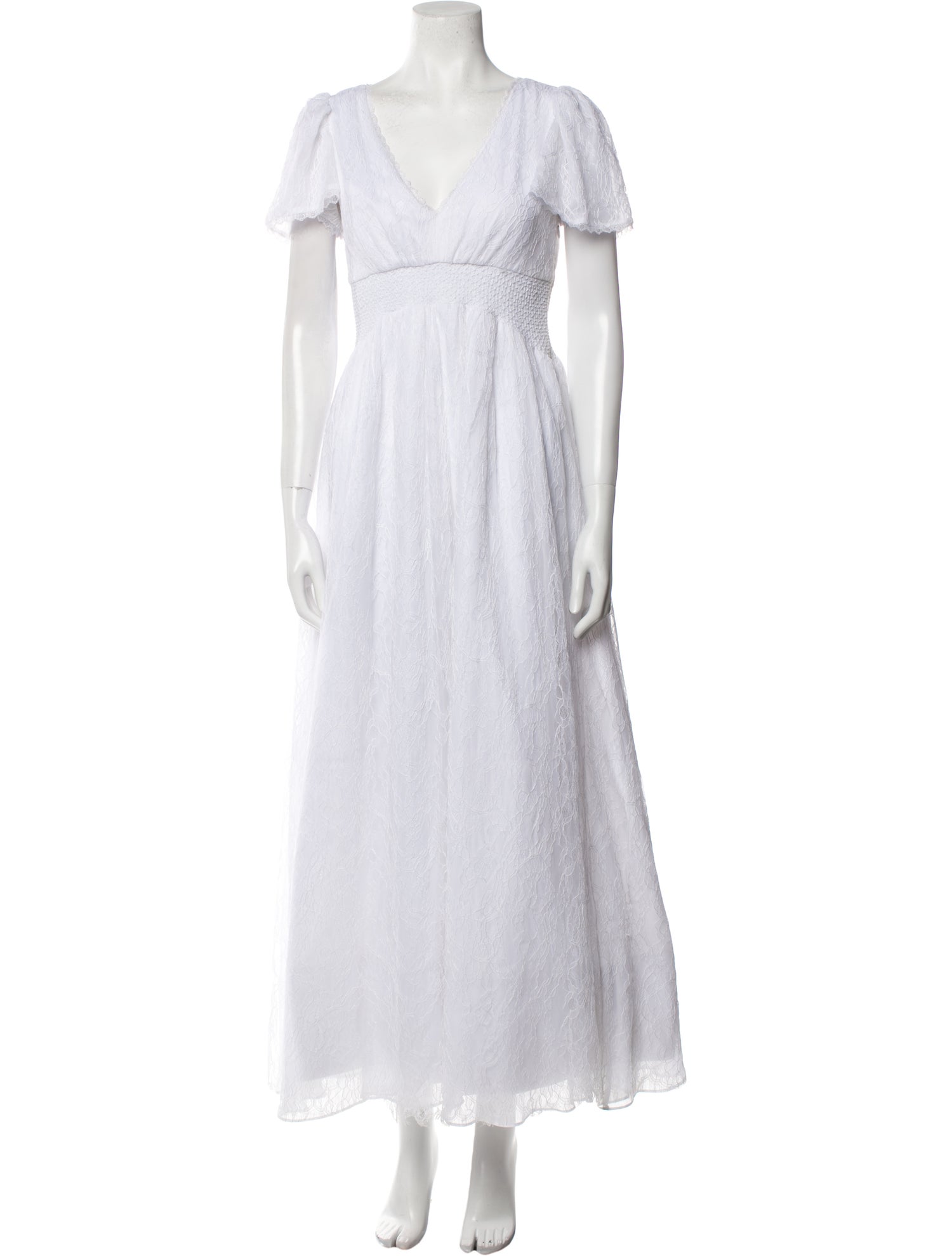 Alice + Olivia V-Neck Long Dress