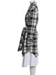 Alice + Olivia Tweed Plaid Print Coat