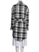 Alice + Olivia Tweed Plaid Print Coat