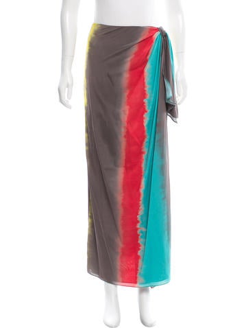 Alice + Olivia Silk Maxi Skirt w/ Tags
